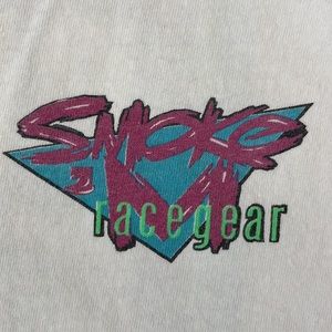 Vintage Single Stitch “Smoke Em” Race Gear T-Shirt Size: L Made‎ in USA